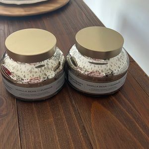 Vanilla bean and pumpkin candles